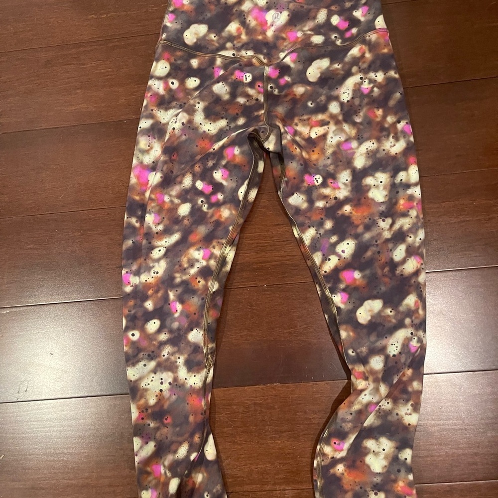 Lululemon Athletica Align High-Rise Pant in soft focus splatter Green Multi 6